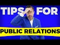 Pr interview tips