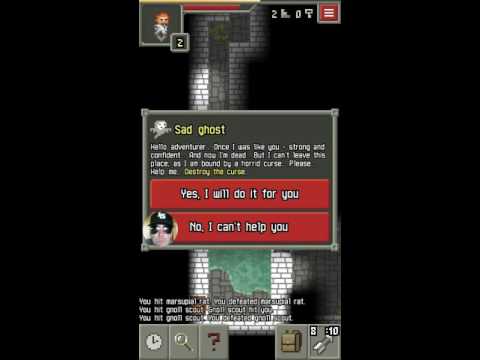 Pixel Dungeon walk through. Level 2. The best defense is a good offence.