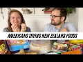 TRYING NEW ZEALAND FOODS | Americans trying New Zealand candies, first time trying NZ foods