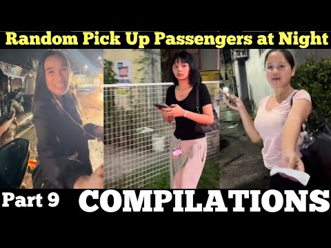 Random Pick Up Random Pick Up Passengers COMPILATIONS at Night, PART 9 (Libreng Sakay ...