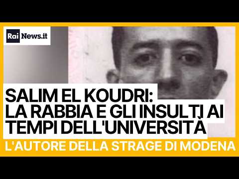 Video Modena, El Koudri: la rabbia, i disturbi psichiatrici, la carriera scolastica esemplare