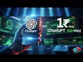How to get ChatGPT GO for free | Step by Step Guid | B for BCA