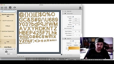 GlyphDesigner tutorial and review