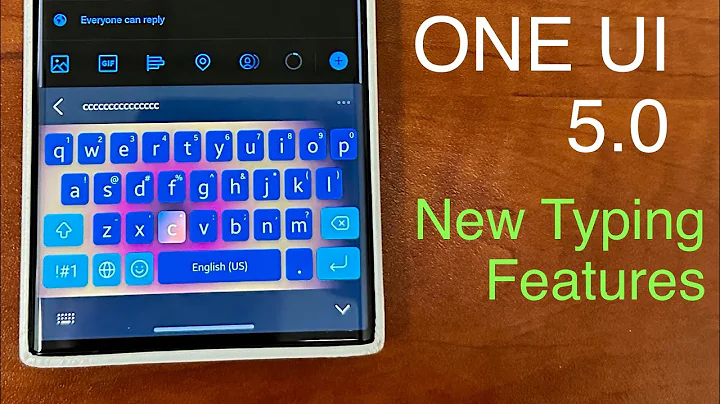 Galaxy S22 Ultra-Samsung One UI 5.0 Official Keyboard Updates Are Amazing! - 天天要聞