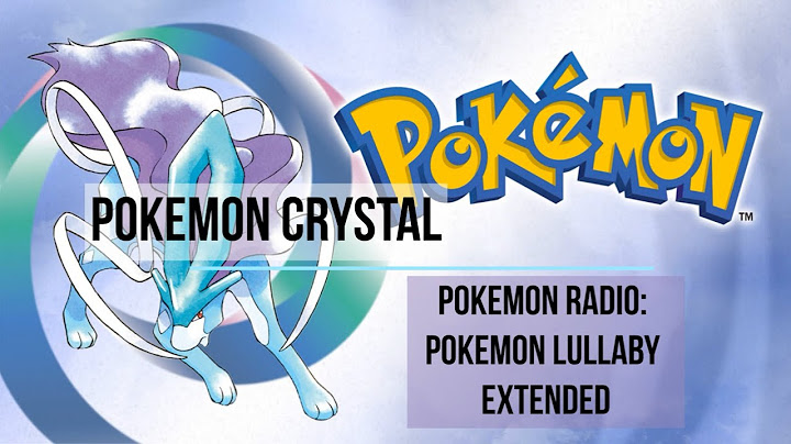 Pokemon: Crystal [OST] SE3 PokemonRadio Pokemon Lullaby Extended