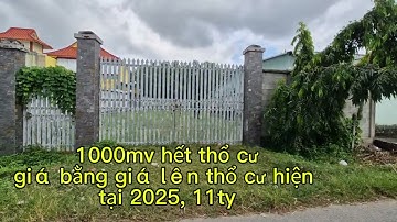 C129 đất rất đẹp khi xây biệt thự ,,hay kho xưởng ,,,xây tự do hoàn công ,,1000mv hết thổ cư 11ty ,