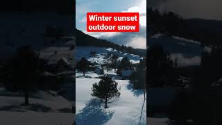 Beautiful Winter Scenes ~ Amazing Nature Scenery \& The Best Relax Music | #sunset #snow