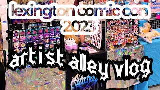 changing my opinion of LEXCON ✧ artist alley + studio vlog