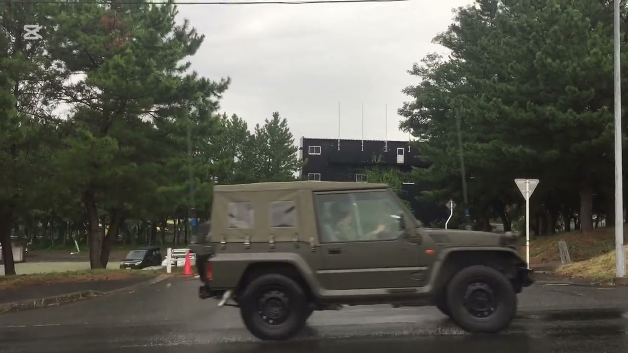 山形県・酒田市合同総合防災訓練にガレージMの廃車予定協賛車両の搬出シーンです。この後、酒田地区広域行政組合消防本部にてこの車両を破壊訓練に使用する予定だそうです。