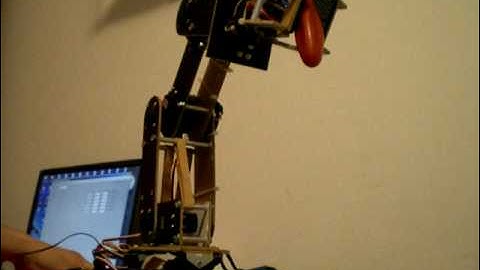 Servo robot arm with pololu micro maestro
