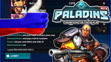 🕵Paladins Paying Russian Hackers? To DDOS Ranked Servers and Win?🕵🕵 ob45