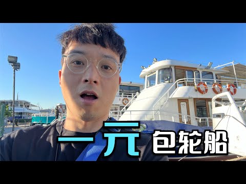 花一块钱包下一条轮船，出海喂海鸥！