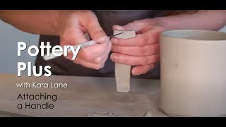 Pottery Tutorial- How to Attach a Handle