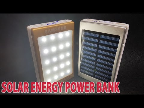 Build A Solar Energy Power Bank With LED Light