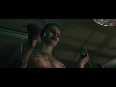 Suicide Squad 2016 Joker tortures Harley