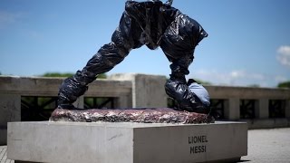 A statue in buenos aires of barcelona and argentina football star
lionel messi has been vandalised, with the head, torso arms all being
removed - leaving...