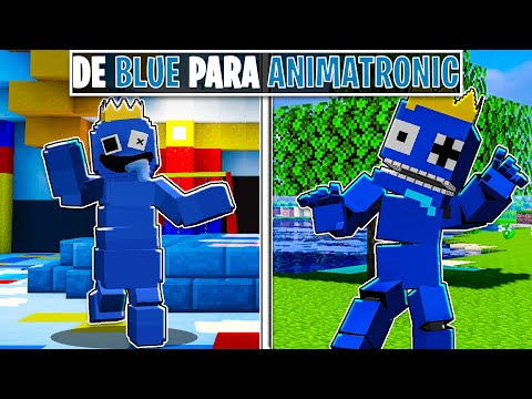 TRANSFORMEI O AZUL BABÃO EM ANIMATRONIC NO MINECRAFT