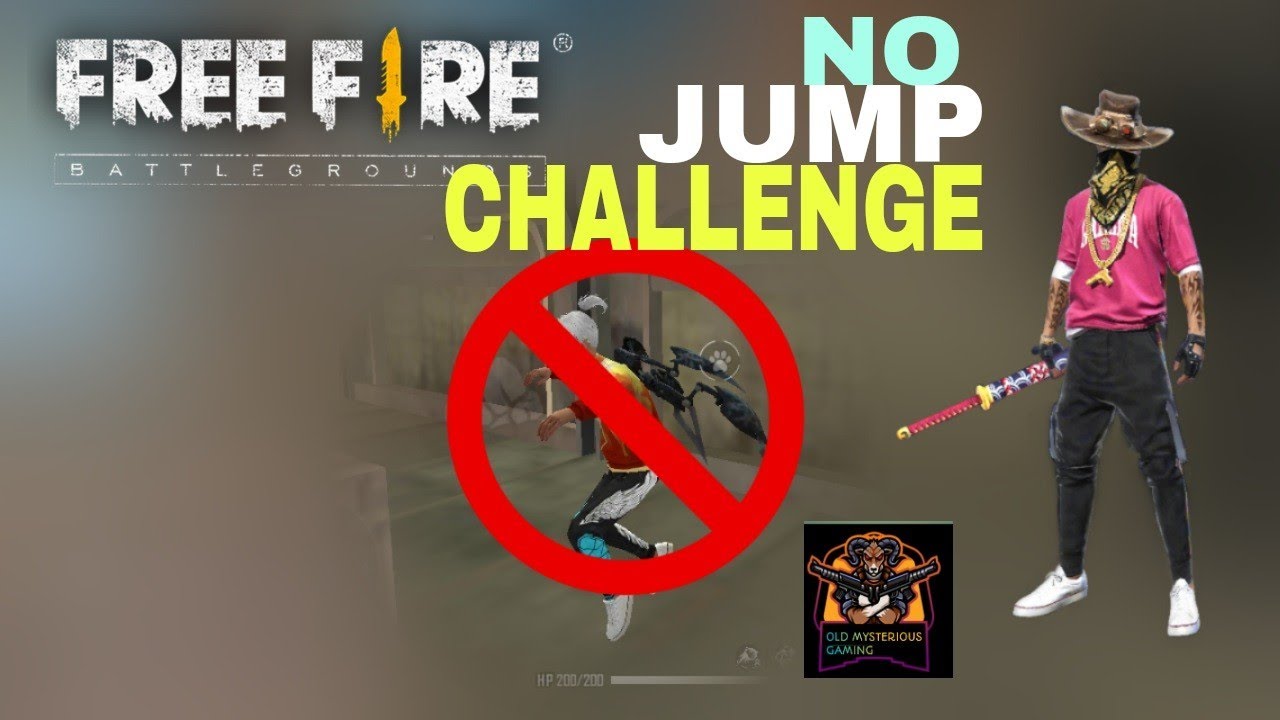 NO JUMP CHALLENGE IN FREE FIRE GONE WRONG