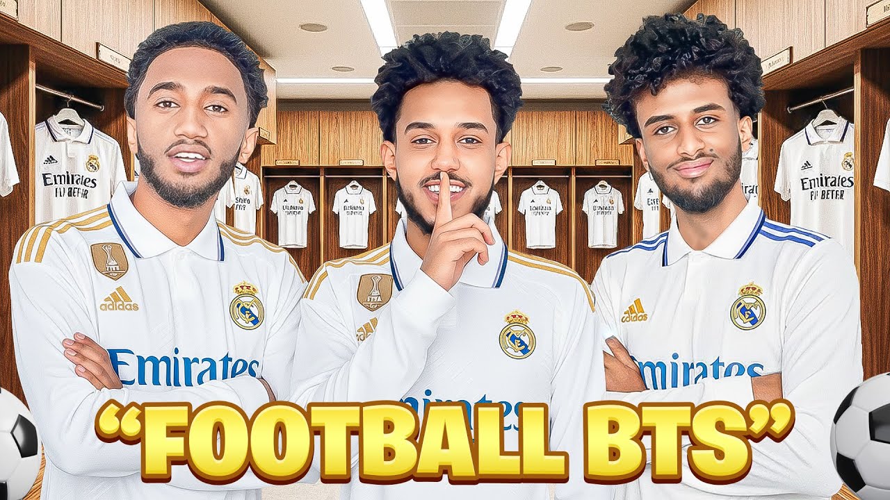 FOOTBALL ከካሜራ በስትጀረባ  | BTS 