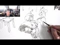 Drawing With Perspective in Mind Art Lesson (From SuperAni/ Kim Jung Gi)