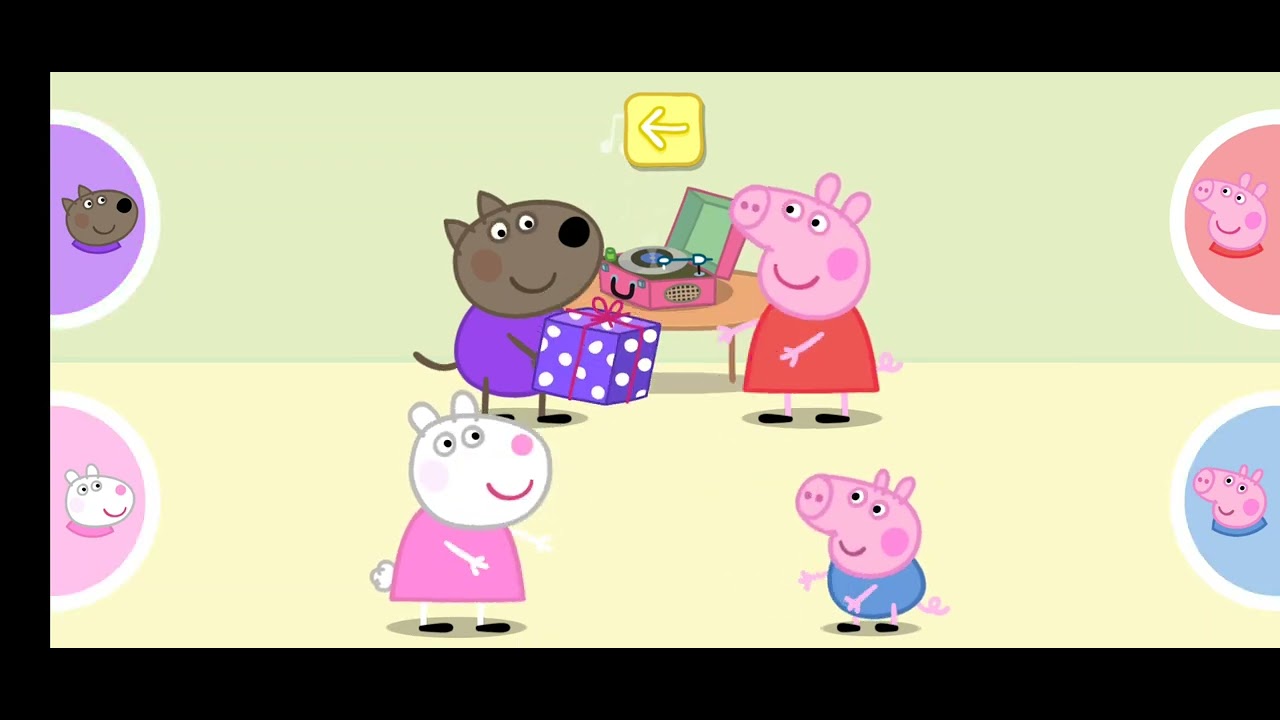 Peppa pig Party time Pass the parcel 🎁