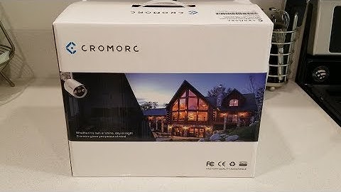 Cromorc Wireless Security Camera System With 10.1 inch Screen 1TB Hard Drive Review