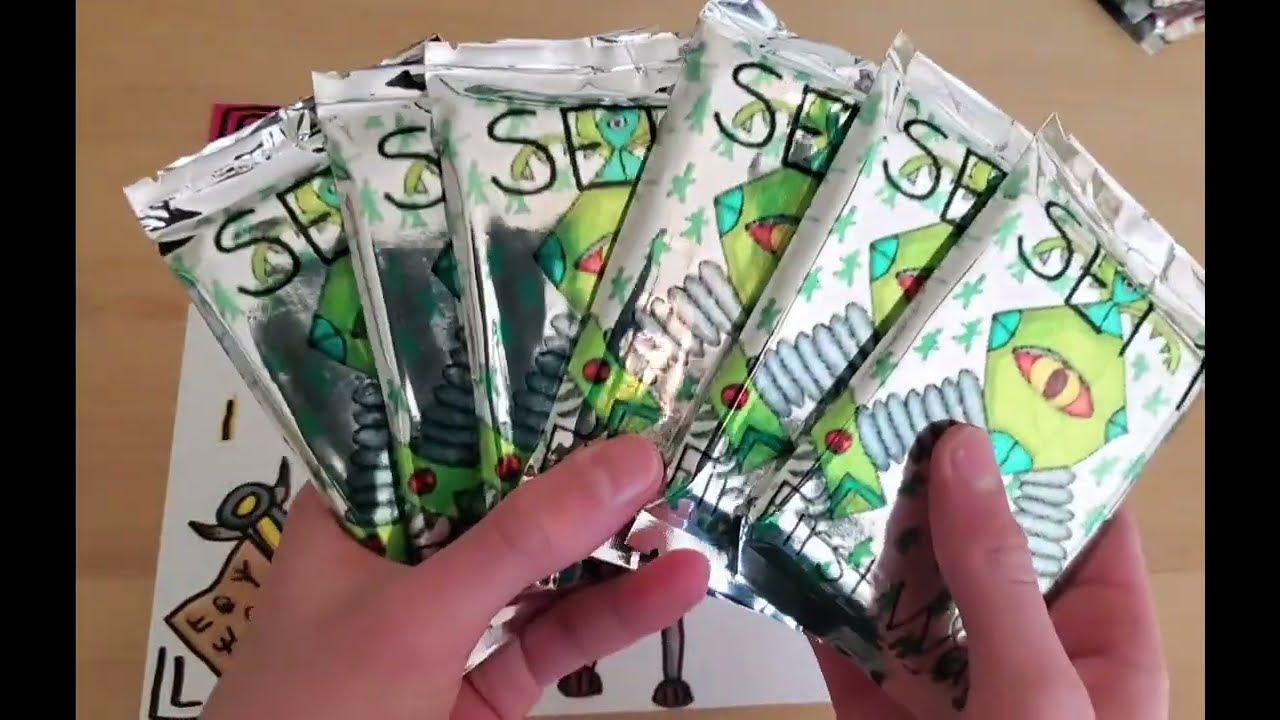BOOSTER PACK Unboxing (homemade Tcg) YouTube