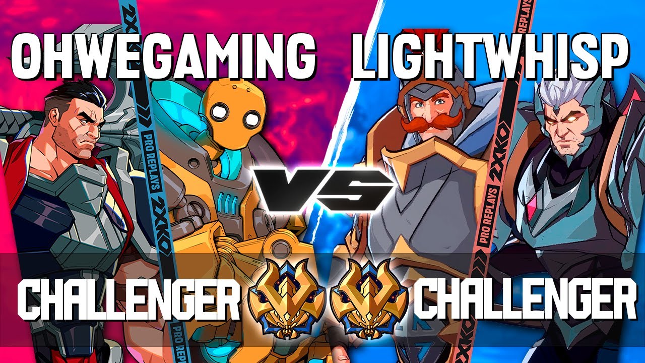 2XKO ▰ OHWEGAMING (Блицкранк-Дариус) против LIGHTWHISP (Браум-Дариус) ▰ 2XKO повторы профессионал...