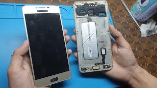 Broken Screen Replacement Of Samsung Galaxy C7 | Restoration Broken Phone