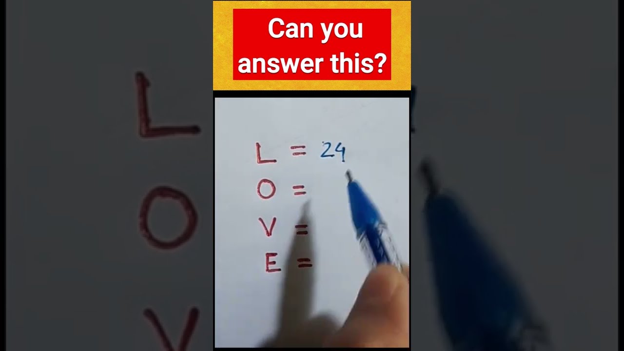 Genius, Solving this math puzzle 