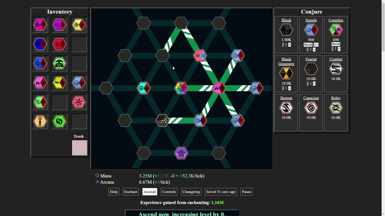 Fractory Part 3 - Number Goes Up! Free Web Browser Game