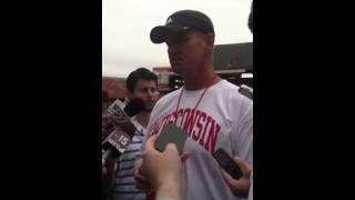 Gary Andersen Post-Practice 8/5/13