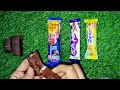 ASMR Satisfying video unboxing chocolate with lolipop.