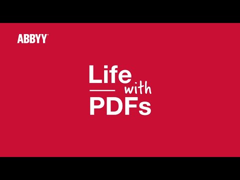 Video ABBYY FineReader 15. Life with PDFs can be liberating - youtube