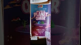 #fairyliberationfront Planet Queer #qrcode  #thetacostand  #puffineats Athens Georgia 8-22-25 11:45a
