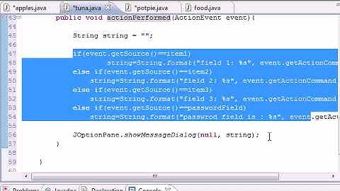 Java Programming Tutorial   54 -  Event Handler Program