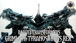 Review Baiwei TW-1034 Dinobot Grimlock Transformers #grimlock #transformers