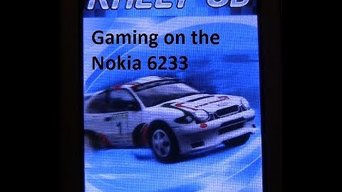 Rally 3D - Gaming on the Nokia 6233