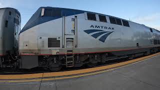 Amtrak train #536 #545 & #5 California Zephyr in Martinez Ca 2/12/24