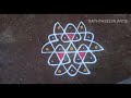 5x3 dots kutti beautiful and colourful sikku kolam  kambi kolam  sathyaselva arts