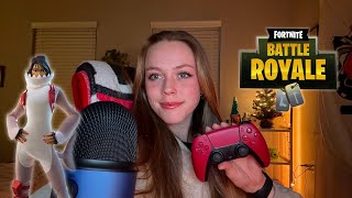 Fortnite Battle Royale ASMR | controller sounds and whispering