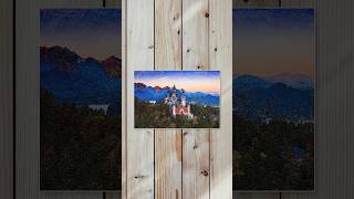 Coloring Neuschwanstein Castle in Autumn | Landscape ASMR