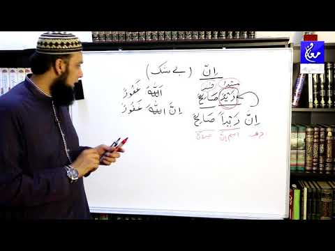 Quranic Arabic Learning Lesson 35 (حرف تأكيد)