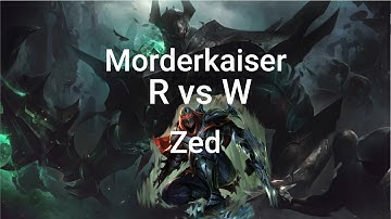 [REWORK] MORDERKAISER R VS ZED W [PBE]