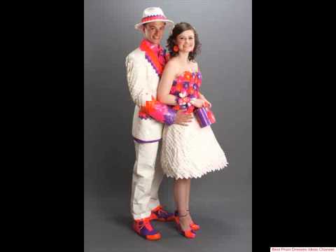Amazing duct tape prom dress - The best prom dresses ever!!! - YouTube