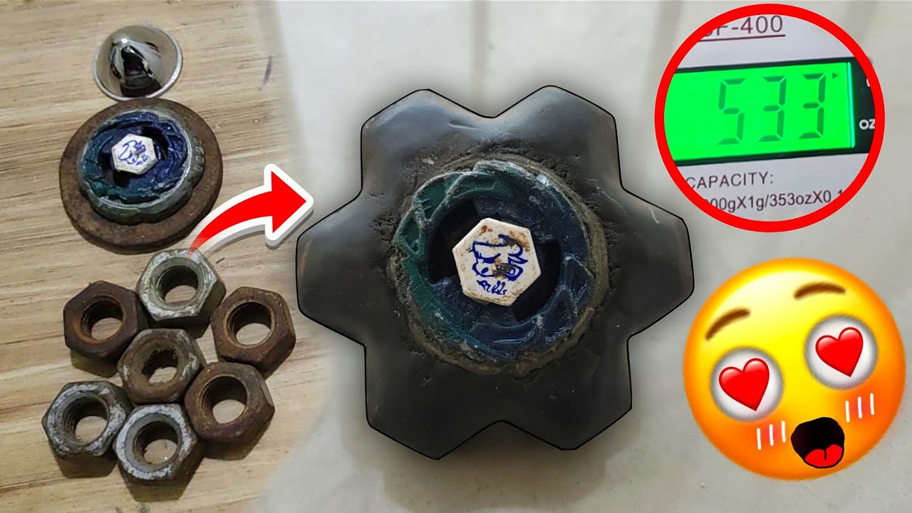 500 г ⬆️ Тяжелый бейблейд с ореховым наполнителем для создания и сражения - Лучший для всех ☠️☠️☠️