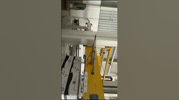 Automatic gantry palletizer#water #bag #packing #palletizer #waterbottle #factory