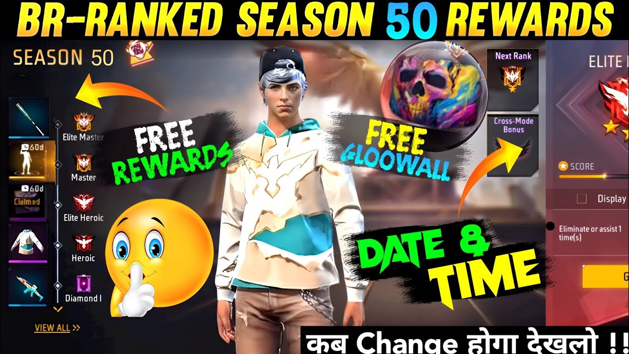Br-Ranked New Season 50 Rewards | New Br Ranked Season Kab aayega? Free ...