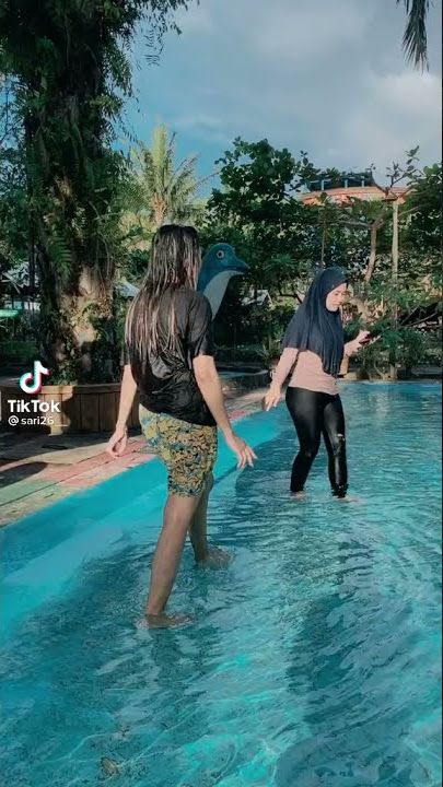 jilbab semox renang pakai lenging