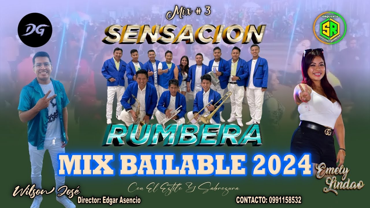 MIX BAILABLE VOL # 67 ORQUESTA SENSACION RUMBERA EXITOS DEL MOMENTO # 3 🎶DANNY GABRIEL VDJ🎶2024